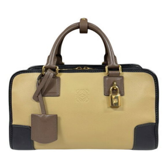 Loewe Amazona handbag beige leather - Picture 1 of 9